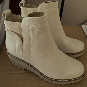 Dolce Vita Sandstone Canvas Huey Booties